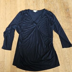 Boden Surplice Jersey Knit Top 14